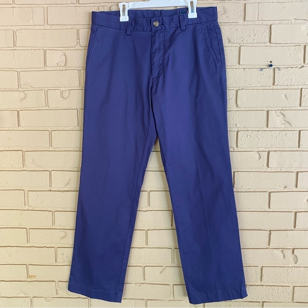 Vineyard Vines Pants Men's 30x30 Blue Breaker Khakis Golf preppy East Coast